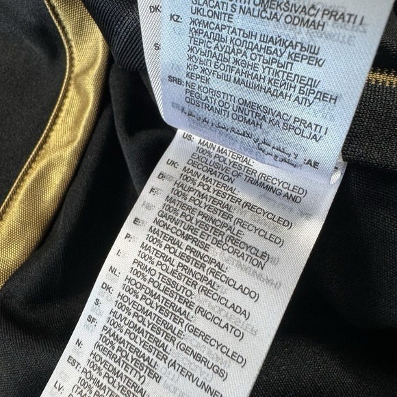 Adidas Black Gold Los Angeles Football Club MLS Men's Soccer Jersey Size S Slim - Picture 7 of 9